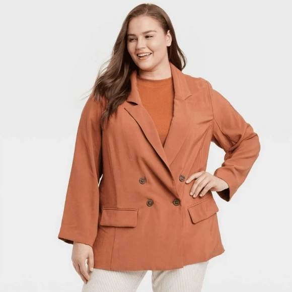 a new day Jackets & Blazers - Women's Essential Blazer - A New Day Brown XLarge